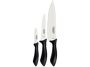 JOGO FACAS INOX 3PC AFFILATA PRE