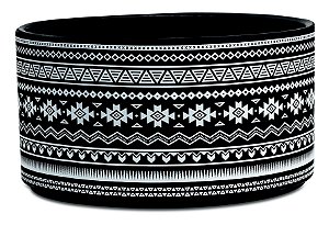 KIT CACHEPOT PRETO EM CERAMICA - 2 PCS
