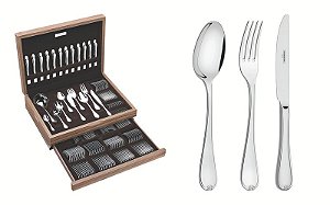 FAQUEIRO ACO INOX 130PCS C/ESTOJO
