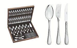 FAQUEIRO ACO INOX 76PCS C/ESTOJO