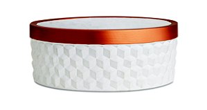 KIT CACHEPOT BRANCO EM CIMENTO - 2 PCS