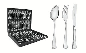 FAQUEIRO ACO INOX 76PCS C/ESTOJO