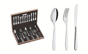 FAQUEIRO ACO INOX 42PC.C/EST.CANNES