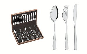 FAQUEIRO ACO INOX 42PCS C/ESTOJO