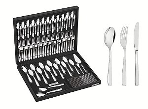 FAQUEIRO ACO INOX 76PCS C/ESTOJO