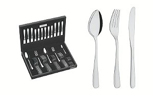 FAQUEIRO ACO INOX 42PCS C/ESTOJO