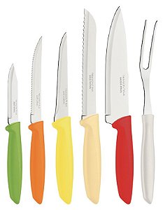 JOGO FACAS INOX 6PC PLENUS MIS
