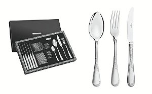 FAQUEIRO ACO INOX 24PCS RENASCENCA