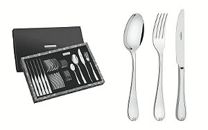 FAQUEIRO ACO INOX 24PCS VICENZA