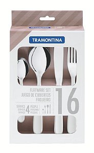 FAQUEIRO ACO INOX 16PCS ANGRA