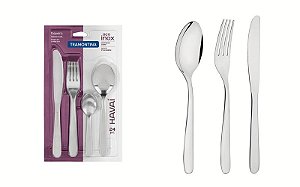 FAQUEIRO ACO INOX 24PCS HAVAI