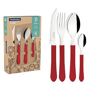 FAQUEIRO INOX 24PC LEME VER