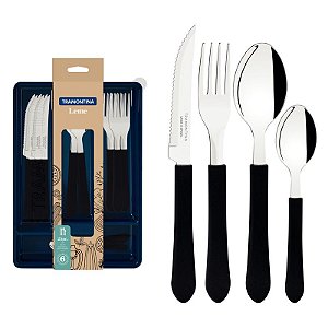 FAQUEIRO INOX 25PC LEME PRE