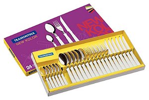 FAQUEIRO INOX 24PC NEW KOLOR BRA