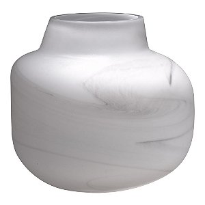 VASO DE VIDRO BRANCO