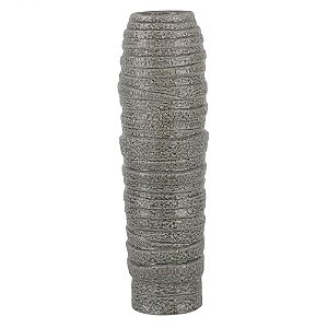 VASO DE CERAMICA CINZA