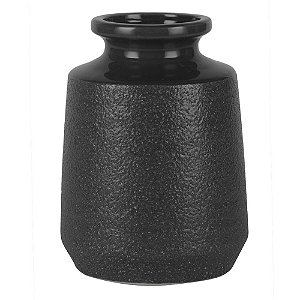 VASO DE CERAMICA PRETO