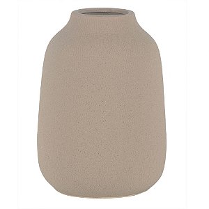 VASO DE CERAMICA BEGE