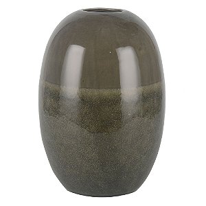 VASO DE CERAMICA CINZA