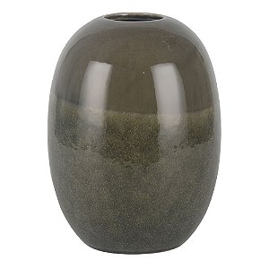 VASO DE CERAMICA CINZA