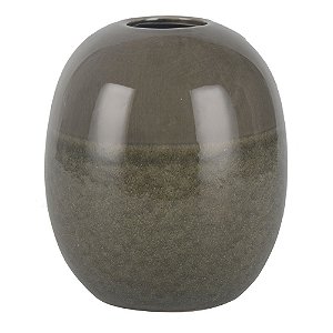 VASO DE CERAMICA CINZA