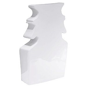 VASO RESINA SIDE PROFILE CLASSICAL SHAPE BRANCO BRILHANTE 8