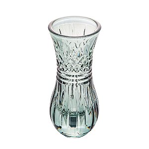 VASO CRISTAL LYS VERDE 6x4x15cm