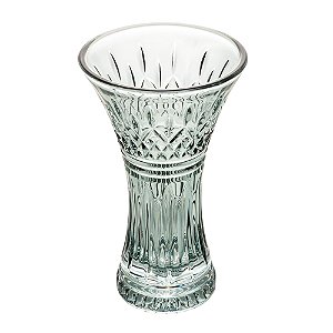 VASO CRISTAL LYS VERDE 15x10x24cm