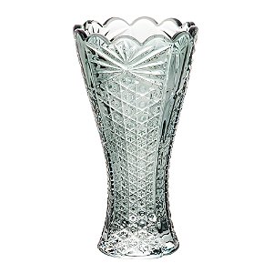 VASO CRISTAL PRINCESS VERDE 8x14cm