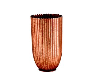 KIT VASO COBRE EM METAL  2 PCS