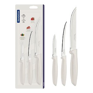 JOGO FACAS INOX 3PC PLENUS OFF