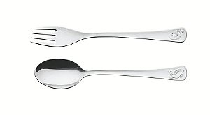 JG.TALHERES ACO INOX P/CRIANCA 2PCS