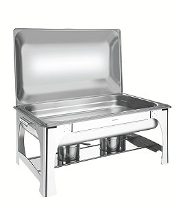 RECHAUD RETANGULAR ACO INOX 1 CUBA