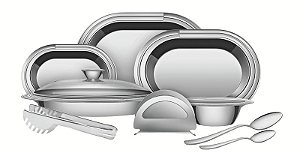 JG.ACO INOX P/SERVIR 10PCS CICLO
