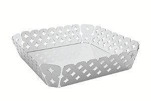 CESTO PARA PAO ACO INOX LUCE