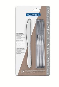 JG.FACA MESA ACO INOX 12PCS.LAGUNA