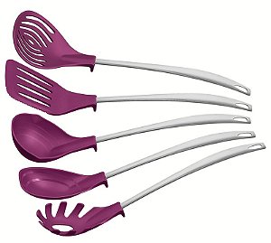 JOGO UTENSILIOS NYLON 5PC MOVIN LIL
