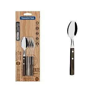CONJ COLHER CHA INOX 6PC POLYWO CAS