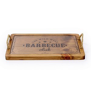 BANDEJA DE MADEIRA BARBECUE