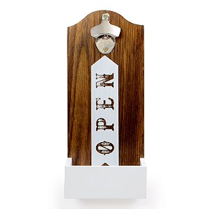 PLACA ABRIDOR DECORATIVO - OPEN