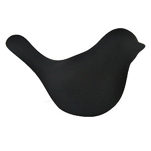 PASSARO DE CERAMICA PRETO 12CM X 5CM X 7,5CM