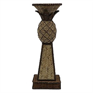 CASTICAL DE RESINA - ABACAXI 9,5CM X 9,5CM X 27CM