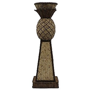 CASTICAL DE RESINA - ABACAXI 11,5CM X 11,5CM X 35,5CM