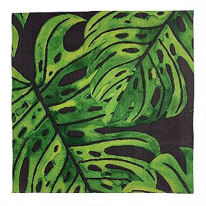 KIT 4 CJ COM 20 GUARDANAPOS DE PAPEL PRETO COSTELA DE ADAO