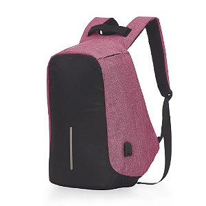 MOCHILA ANTIFURTO P/ NOTEBOOK ROSA MC240