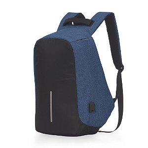 MOCHILA ANTIFURTO P/ NOTEBOOK  AZUL MC240
