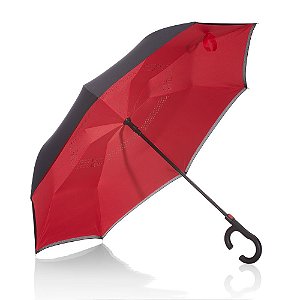 GUARDA CHUVA INVERTIDO VERMELHO GC1050