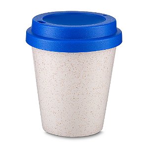 COPO FIBRA DE ARROZ TAMPA AZUL 350ML CO8950
