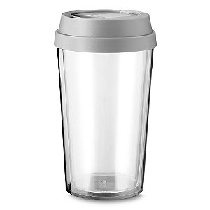 COPO PLASTICO 320ML C/ TAMPA CO7000