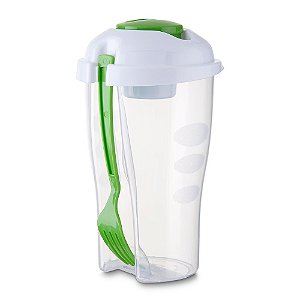 COPO PLASTICO 800ML P/ SALADA VERDE CO17266